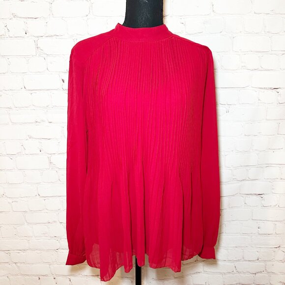 ASOS red flowy blouse - Picture 2 of 8